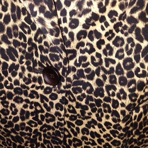 LIKE NEW Kasper Leopard Print Blazer – Size 14, Winter Statement Piece - Picture 4 of 4